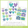 DIGITAL DOWNLOAD: Printables by Debbie - Color Fun 3 | Big Shapes Add-On