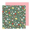 AC CRATE PAPER Mittens & Mistletoe 12x12 Paper: Make It Merry