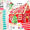 PREORDER - ships December: PRETTY LITTLE STUDIO Candy Cane 12x12 Paper | Gingerbread House (single sided)