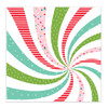 PREORDER - ships December: PRETTY LITTLE STUDIO Candy Cane 12x12 Paper | Sugary Sweet (single sided)