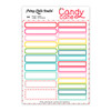 PREORDER - ships December: PRETTY LITTLE STUDIO Candy Cane Stickers | Fruit Cake Labels