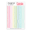 PREORDER - ships December: PRETTY LITTLE STUDIO Candy Cane Stickers | Gumdrop Stitches - Clear