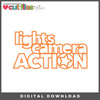 DIGITAL DOWNLOAD: Cut Files by Allison - Lights Camera Action
