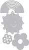 SIZZIX Thinlits Dies: Flower, Rainbow, and Sun