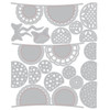 SIZZIX Thinlits Die & A5 Stamp Set By 49 & Market: Doily Banner