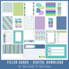 DIGITAL DOWNLOAD: Printables by Debbie - Filler Cards