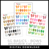 DIGITAL DOWNLOAD: Printables by Debbie - Basics | Bows