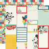 PREORDER - ships February: SIMPLE STORIES Say Cheese Happiest Place 12x12 Paper: Journal Elements