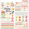 PREORDER - ships February: SIMPLE STORIES Pink Lemonade Cardstock Stickers - Basics