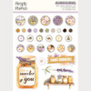 PREORDER - ships February: SIMPLE STORIES Simple Vintage Lavender Fields Decorative Brads