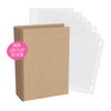 SIMPLE STORIES SN@P! Simple Kraft Chipboard Binder: 4x6