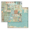 STAMPERIA 8x8 Backgrounds Paper Pad: Furry Friends