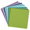 SPELLBINDERS Colorwheel 12x12 Cardstock: Cool Assortment