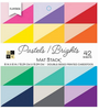 DCWV 6x6 Paper Pad: Pastels/Brights (Textured Cardstock)