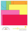PREORDER - ships February: DOODLEBUG DESIGNS Assortment Cards & Envelopes: Rainbow