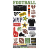 SIMPLE STORIES Football 6x12 Stickers