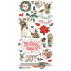 SIMPLE STORIES Simple Vintage Country Christmas 6x12 Chipboard