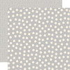 SIMPLE STORIES Say Cheese Main Street 12x12 Paper: Grey Dots