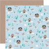 SIMPLE STORIES Feelin' Frosty 12x12 Paper: Warm & Cozy