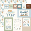 CARTA BELLA Little Lullabies BABY BOY 12x12 Paper: Multi Journaling Cards