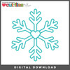DIGITAL DOWNLOAD: Cut Files by Allison - Large Snowflake
