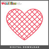 DIGITAL DOWNLOAD: Cut Files by Allison - Criss Cross Heart