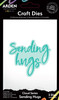 ARDEN CREATIVE STUDIO Craft Die Set: Sentiment Cloud Series - Sending Hugs