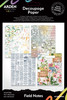 ARDEN CREATIVE STUDIO 6x8 Decoupage Paper: Field Notes