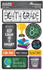 REMINISCE You've Been Schooled Dimensional Sticker: 8th Grade