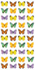 PAPER HOUSE PRODUCTIONS Decorative Stickers: Butterflies - Small