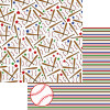 PREORDER - ships April: SSC DESIGNS Sports Beat 12x12 Paper: Batter Up