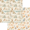 PREORDER - ships April: SSC DESIGNS Beach Dreams 12x12 Paper: Sandcastles