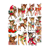 PREORDER - ships April: PRETTY LITTLE STUDIO Vintage Die-Cut Pack - Prancer Reindeer