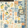 GRAPHIC 45 Scenic Route Cardstock Sticker Set