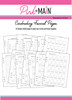 PREORDER - ships March: PINK & MAIN Inserts: Cardmaking Journal Pages