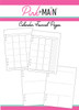 PREORDER - ships March: PINK & MAIN Inserts: Calendar Journal Pages