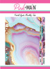 PREORDER - ships March: PINK & MAIN Inserts: Pastel Agate Monthly Tabs