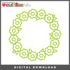 DIGITAL DOWNLOAD: Cut Files by Allison - Flower Wreath 3