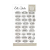 ELLE'S STUDIO Clear Stamps: General | Everyday Vintage Badges