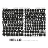 ELLE'S STUDIO Alphabet Stickers: Otis | Black
