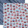 PREORDER - ships May: SIMPLE STORIES Simple Vintage Land of the Free 12x12 Paper: Red, White & Boom