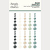 PREORDER - ships May: SIMPLE STORIES Simple Vintage Timeless Harmony Glitter Enamel Dots