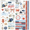PREORDER - ships May: SIMPLE STORIES Simple Vintage Sand & Sea Cardstock Stickers - Icons