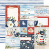 PREORDER - ships May: SIMPLE STORIES Simple Vintage Sand & Sea 12x12 Paper: Combo Elements