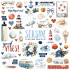PREORDER - ships May: SIMPLE STORIES Simple Vintage Sand & Sea Chipboard Pieces