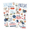 PREORDER - ships May: SIMPLE STORIES Simple Vintage Sand & Sea Foam Stickers