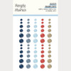 PREORDER - ships May: SIMPLE STORIES Simple Vintage Sand & Sea Glossy Enamel Dots