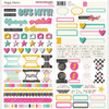 PREORDER - ships May: SIMPLE STORIES Totally 80's Cardstock Stickers - Basics