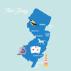 ECHO PARK Our United States 12x12 Paper: New Jersey