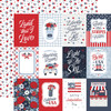 ECHO PARK All American 12x12 Paper: 3x4 Journaling Cards